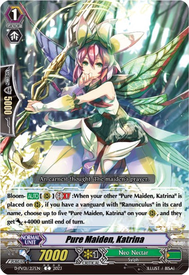 Pure Maiden, Katrina (D-PV01/217EN) [History Collection]