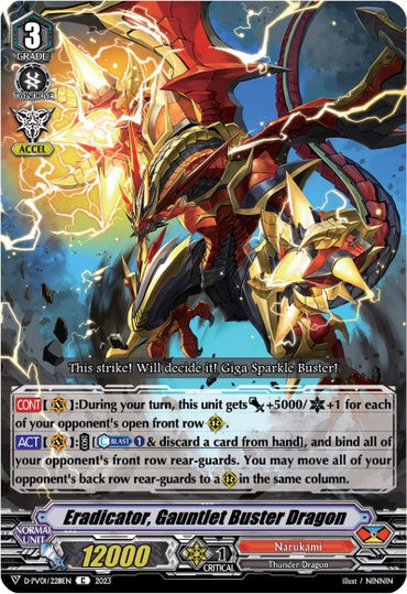 Eradicator, Gauntlet Buster Dragon (D-PV01/228EN) [History Collection]