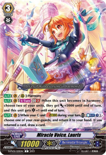 Miracle Voice, Lauris (D-PV01/120EN) [History Collection]