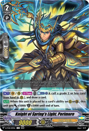 Knight of Spring's Light, Perimore (D-PV01/317EN) [History Collection]