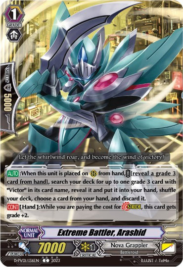 Extreme Battler, Arashid (D-PV01/136EN) [History Collection]