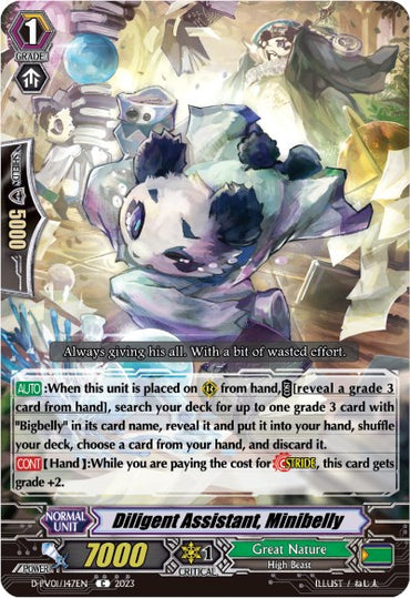 Diligent Assistant, Minibelly (D-PV01/147EN) [History Collection]