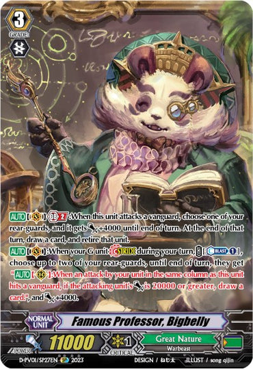 Famous Professor, Bigbelly (D-PV01/SP27EN) [History Collection]