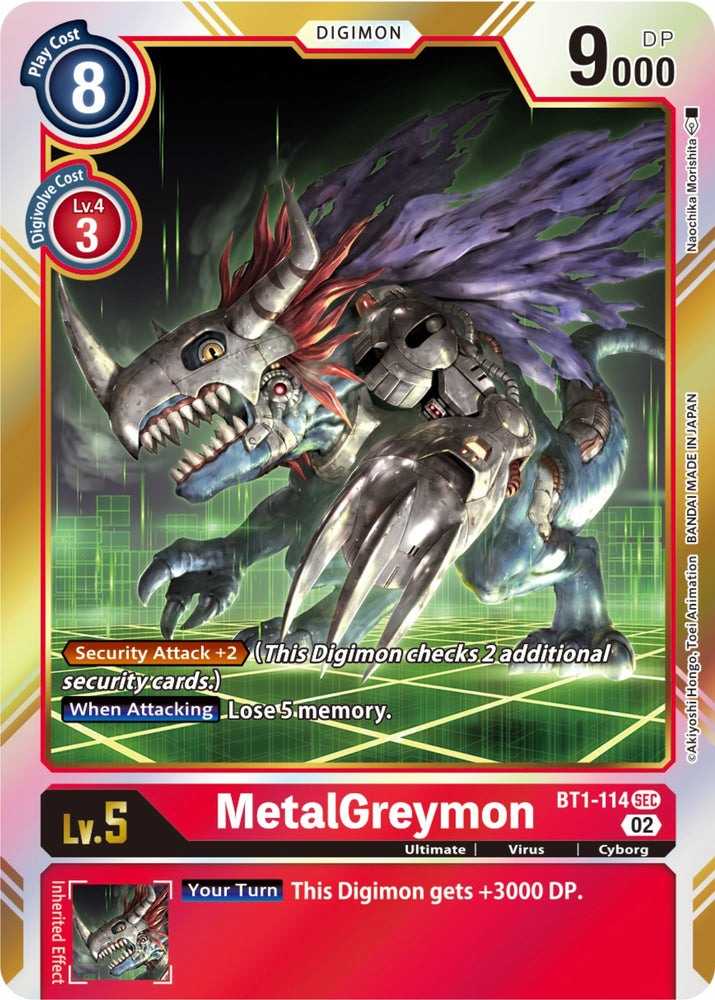 MetalGreymon [BT1-114] (Resurgence Booster Reprint) [Resurgence Booster]