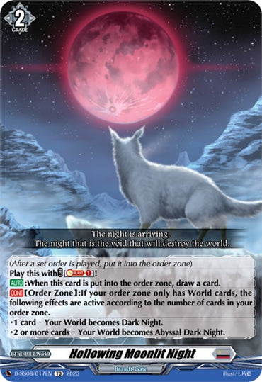 Hollowing Moonlit Night (D-SS08/017EN) [Festival Booster 2023]