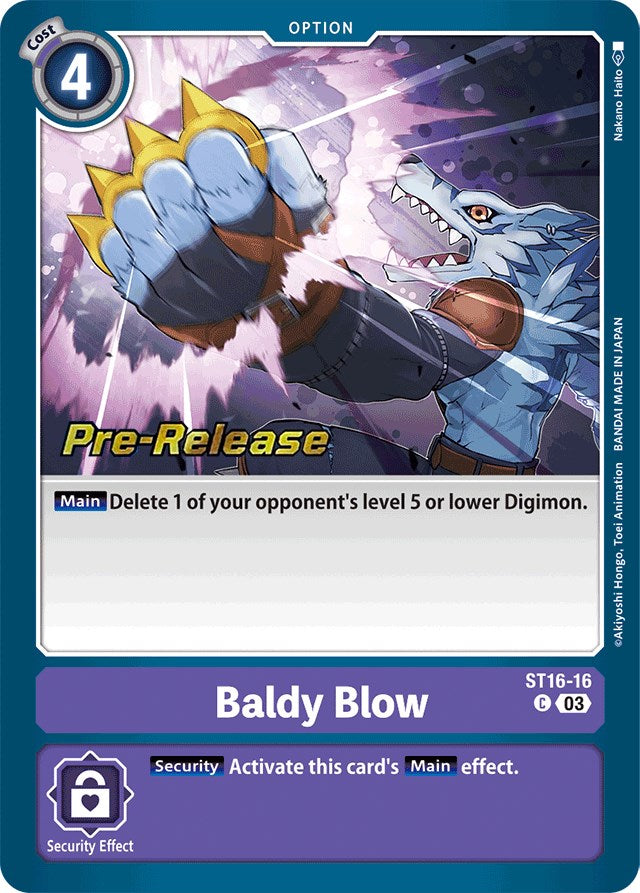 Baldy Blow [ST16-16] [Starter Deck: Wolf of Friendship Pre-Release Car