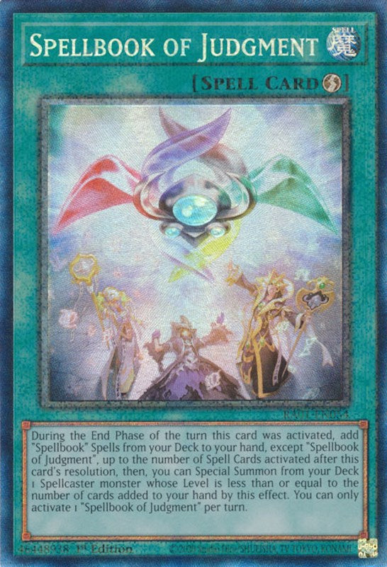 Spellbook of Judgment [RA01-EN054] Prismatic Collector's Rare