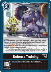 Defense Training [P-107] (Blast Ace Box Topper) [Promotional Cards]