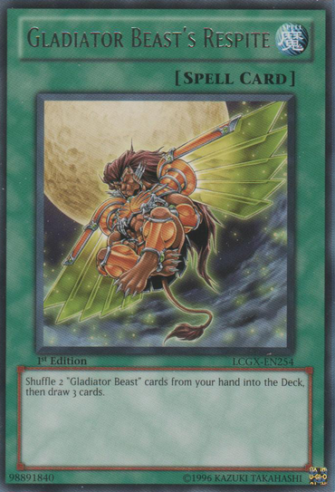 Gladiator Beast's Respite [LCGX-EN254] Rare