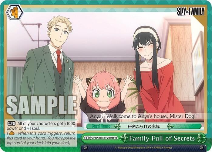 Family Full of Secrets (SPY/S106-TE20R RRR) [SPY x FAMILY]