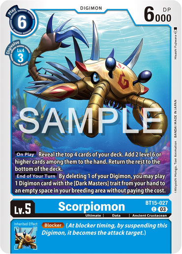 Scorpiomon [BT15-027] [Exceed Apocalypse]