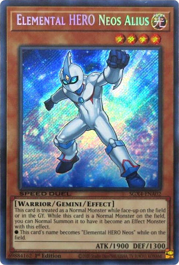 Elemental HERO Neos Alius (Secret Rare) [SGX4-ENA02] Secret Rare