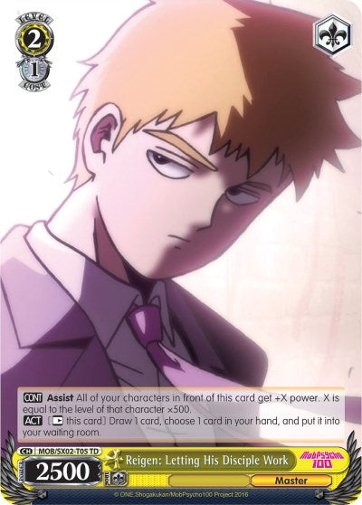 Reigen: Letting His Disciple Work (MOB/SX02-T05 TD) [Mob Psycho 100]