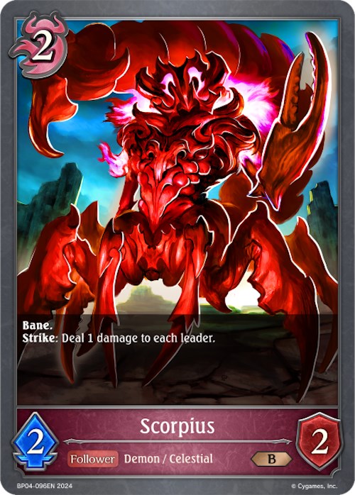 Scorpius (BP04-096EN) [Cosmic Mythos]