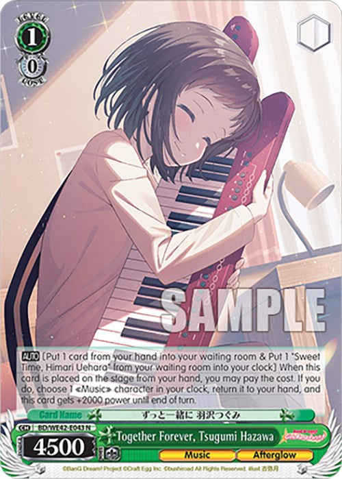 Together Forever, Tsugumi Hazawa (BD/WE42-E043 N) [BanG Dream! Girls Band Party! Countdown Collection]