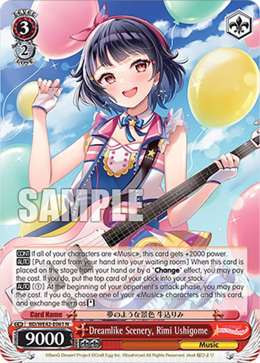 Dreamlike Scenery, Rimi Ushigome (BD/WE42-E061 N) [BanG Dream! Girls Band Party! Countdown Collection]