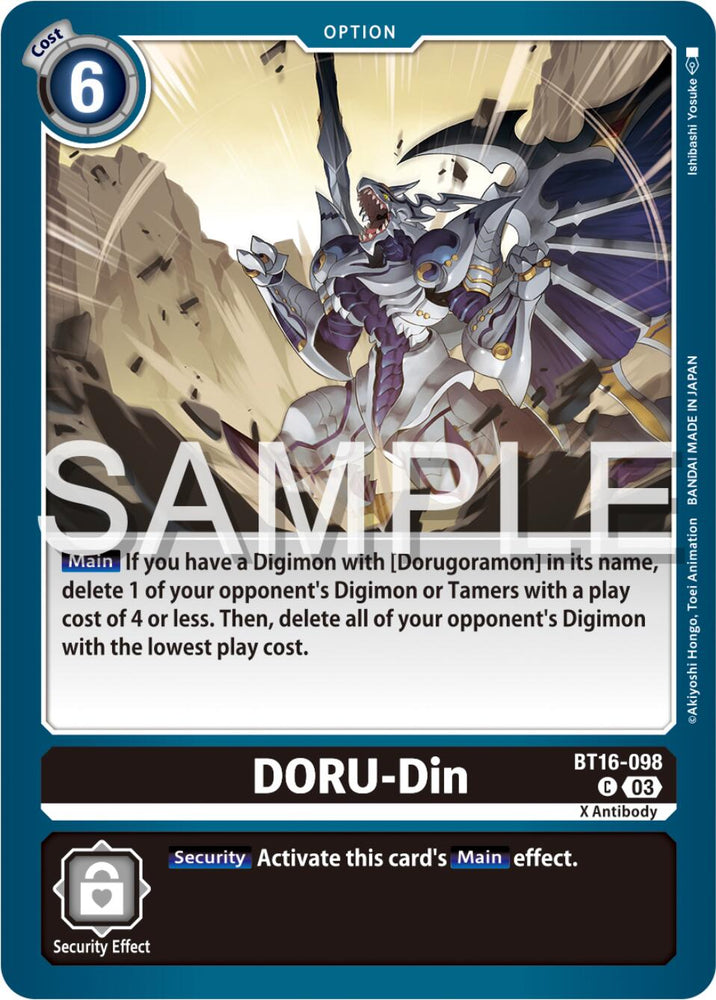 DORU-Din [BT16-098] [Beginning Observer]