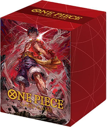 one piece card game deck box Bandai Official Storage including two magnetic trays One Piece Deck Boxes