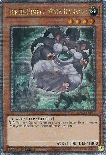 Super-Nimble Mega Hamster (Quarter Century Secret Rare) [RA02-EN004] Quarter Century Secret Rare