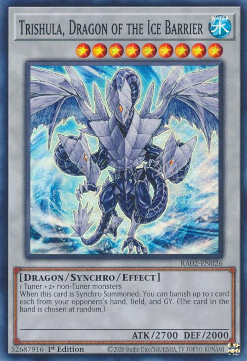 Trishula, Dragon of the Ice Barrier [RA02-EN026] Super Rare