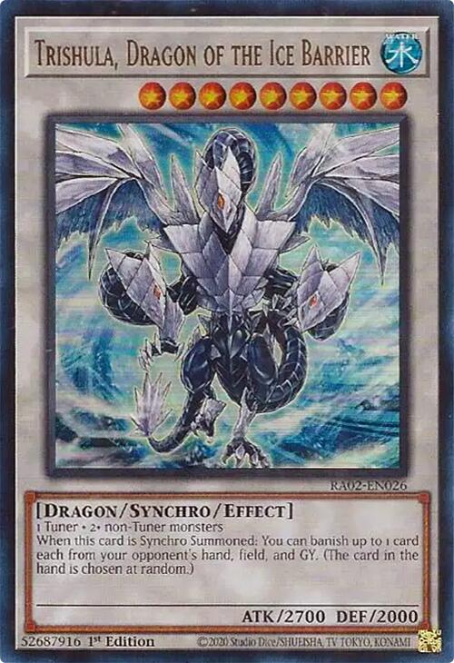 Trishula, Dragon of the Ice Barrier (UR) [RA02-EN026] Ultra Rare