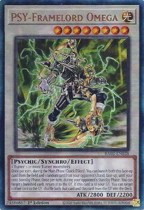 PSY-Framelord Omega (PUR) [RA02-EN028] Prismatic Ultimate Rare