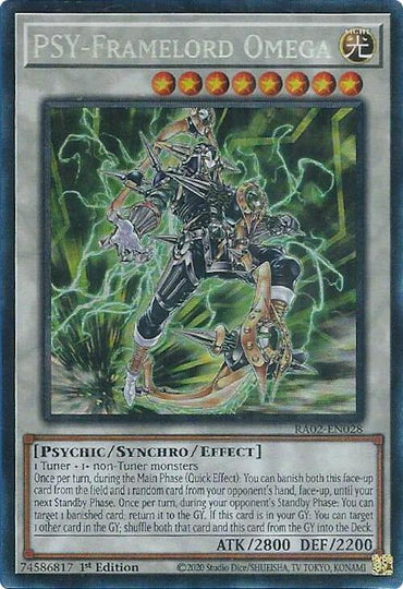 PSY-Framelord Omega (PCR) [RA02-EN028] Prismatic Collector's Rare