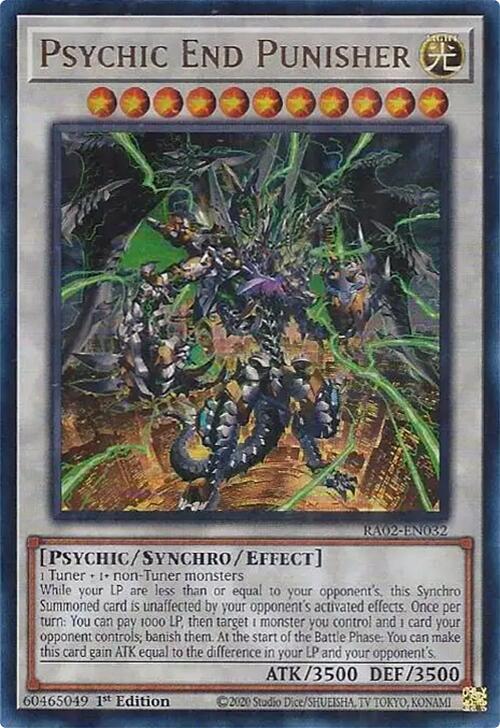 Psychic End Punisher (UR) [RA02-EN032] Ultra Rare