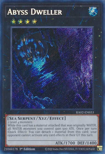 Abyss Dweller (Secret Rare) [RA02-EN033] Secret Rare