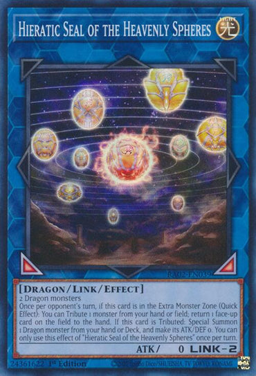 Hieratic Seal of the Heavenly Spheres [RA02-EN039] Super Rare