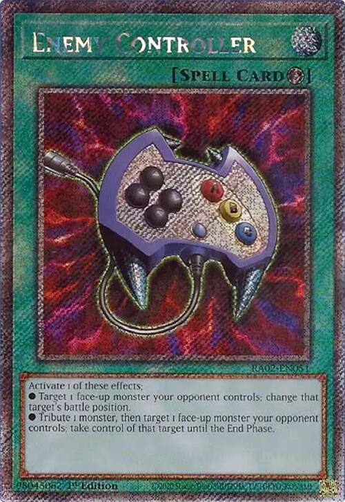 Enemy Controller (Platinum Secret Rare) [RA02-EN051] Platinum Secret Rare