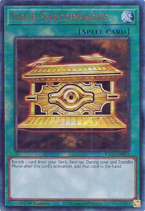 Gold Sarcophagus (PUR) [RA02-EN052] Prismatic Ultimate Rare