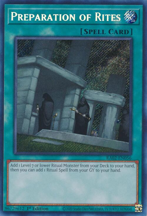 Preparation of Rites (Secret Rare) [RA02-EN056] Secret Rare