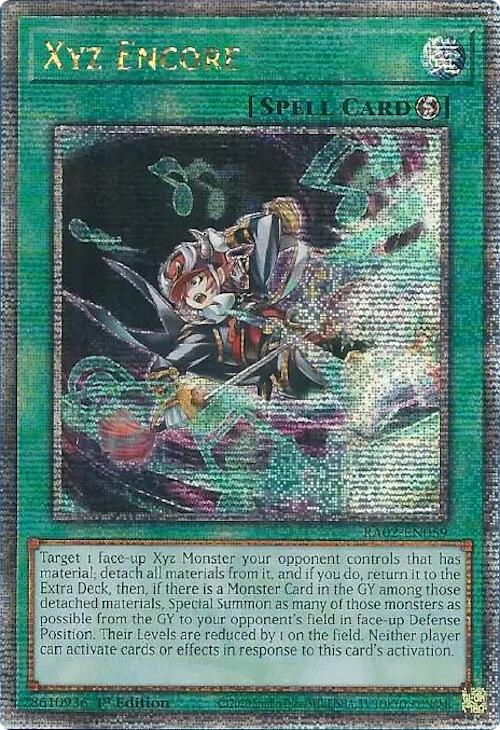 Xyz Encore (Quarter Century Secret Rare) [RA02-EN059] Quarter Century Secret Rare