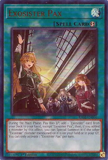 Exosister Pax (UR) [RA02-EN066] Ultra Rare