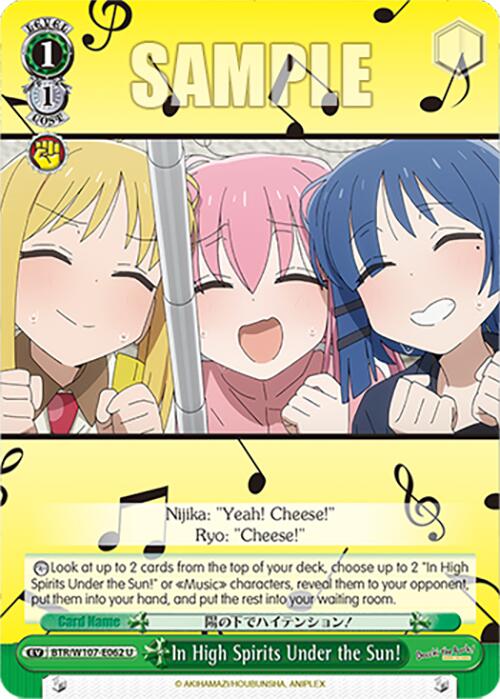 In High Spirits Under the Sun! (BTR/W107-E062 U) [BOCCHI THE ROCK!]