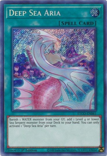 Deep Sea Aria [ETCO-EN061] Secret Rare