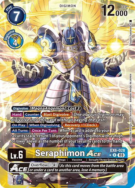 Seraphimon ACE [EX6-028] (Alternate Art) [Infernal Ascension]