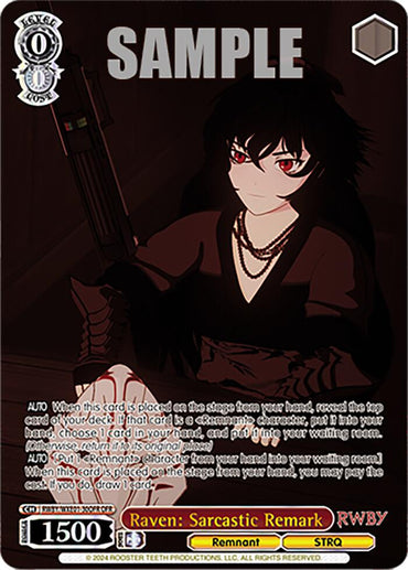 Raven: Sarcastic Remark (RWBY/WXE01-30OFR OFR) [RWBY: Premium Booster]