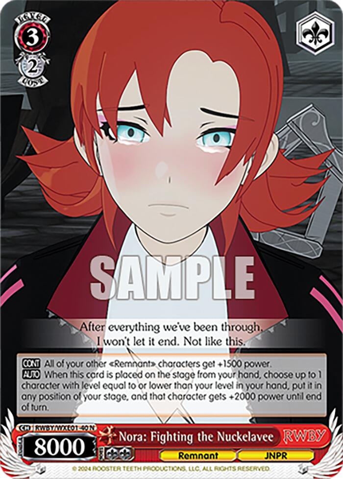 Nora: Fighting the Nuckelavee (RWBY/WXE01-40 N) [RWBY: Premium Booster]