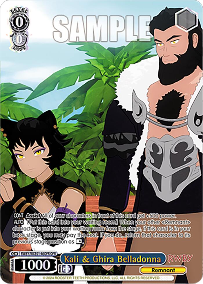 Kali & Ghira Belladonna (RWBY/WXE01-46OFR OFR) [RWBY: Premium Booster]