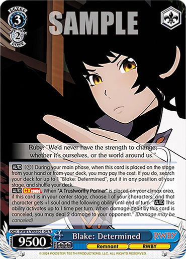 Blake: Determined (RWBY/WXE01-54 N) [RWBY: Premium Booster]