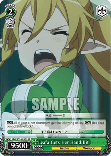 Leafa Gets Her Hand Bit [Sword Art Online Chronicle Set]