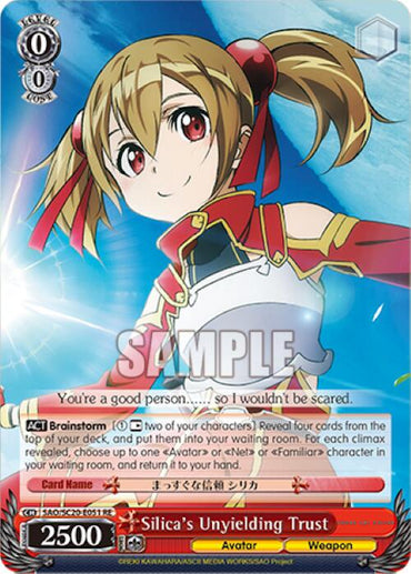 Silica's Unyielding Trust [Sword Art Online Chronicle Set]