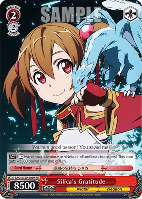 Silica's Gratitude [Sword Art Online Chronicle Set]