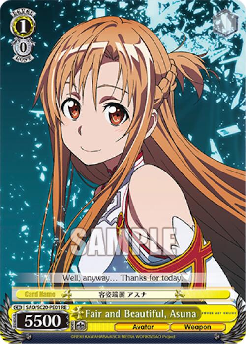 Fair and Beautiful, Asuna [Sword Art Online Chronicle Set]