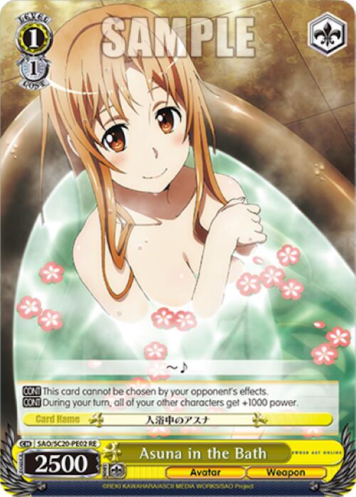 Asuna in the Bath [Sword Art Online Chronicle Set]