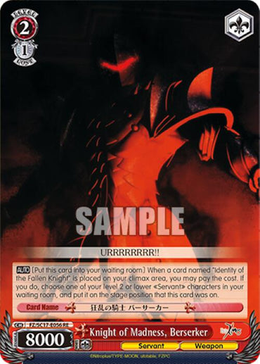 Knight of Madness, Berserker [Fate/Zero Chronicle Set]