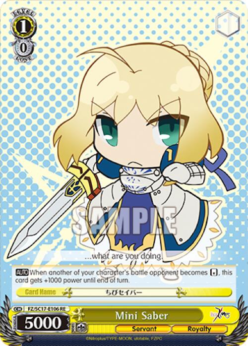 Mini Saber [Fate/Zero Chronicle Set]