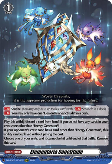 Elementaria Sanctitude (DZ-SS01/004EN) [Festival Booster 2024]